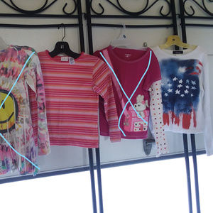 Size 6/6x Girls lot of tops